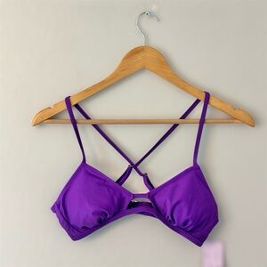 New Wild Fable Purple Bikini with Crisscross Straps